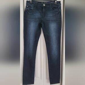 DL1961 Jeans Women's 28 Blue Low Rise GRACE STRAIGH LEG 4-Way Stretch Comfort